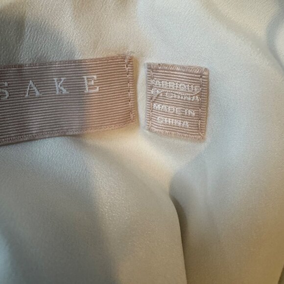 Keepsake Mini Fit Flare Dress Solid White Sleeveless Backless Braided Size M - Picture 5 of 16